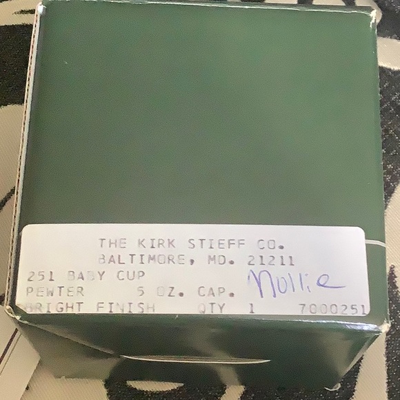 Kirk-Stieff Pewter Baby Cup 251 Never Used NIB - Picture 9 of 15